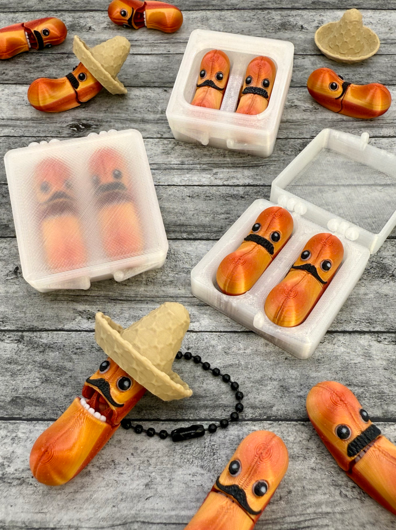 El Frijolito Keychain