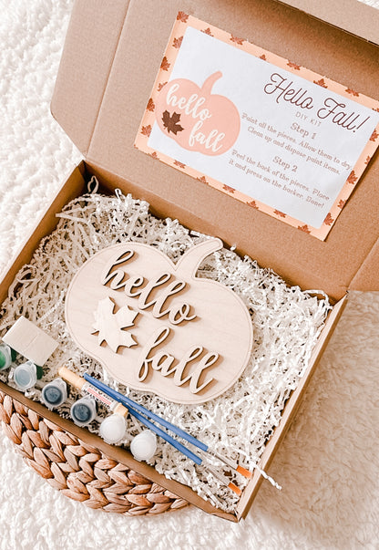 Fall Foliage Fantasies: Fall Fun DIY Paint Boxes!