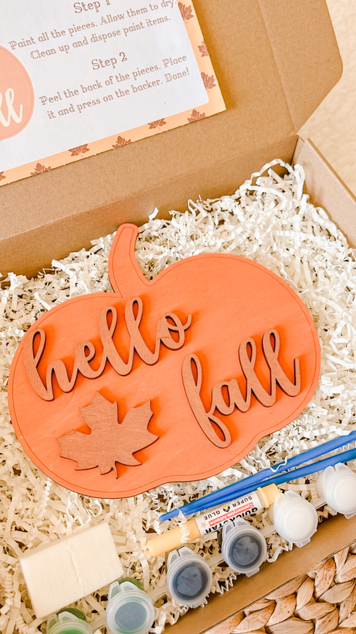 Fall Foliage Fantasies: Fall Fun DIY Paint Boxes!