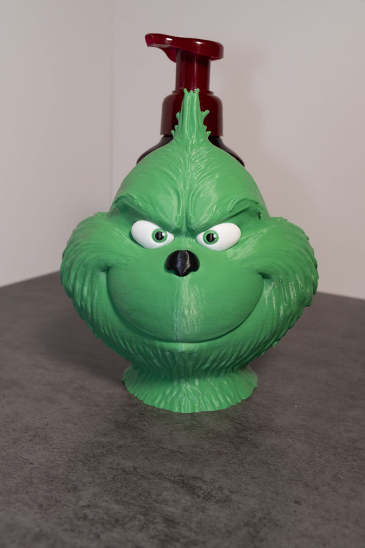 Grinch Head Hand Soap Holder