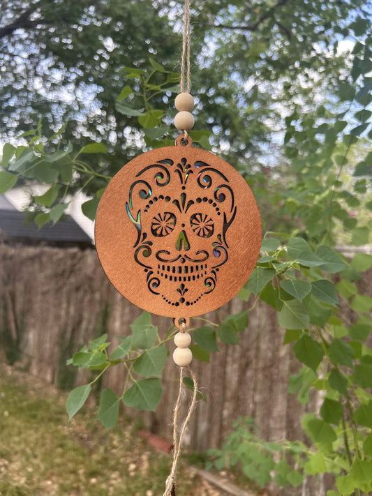 Sugar Skull Suncatcher