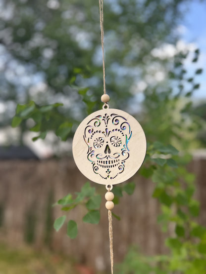 Sugar Skull Suncatcher