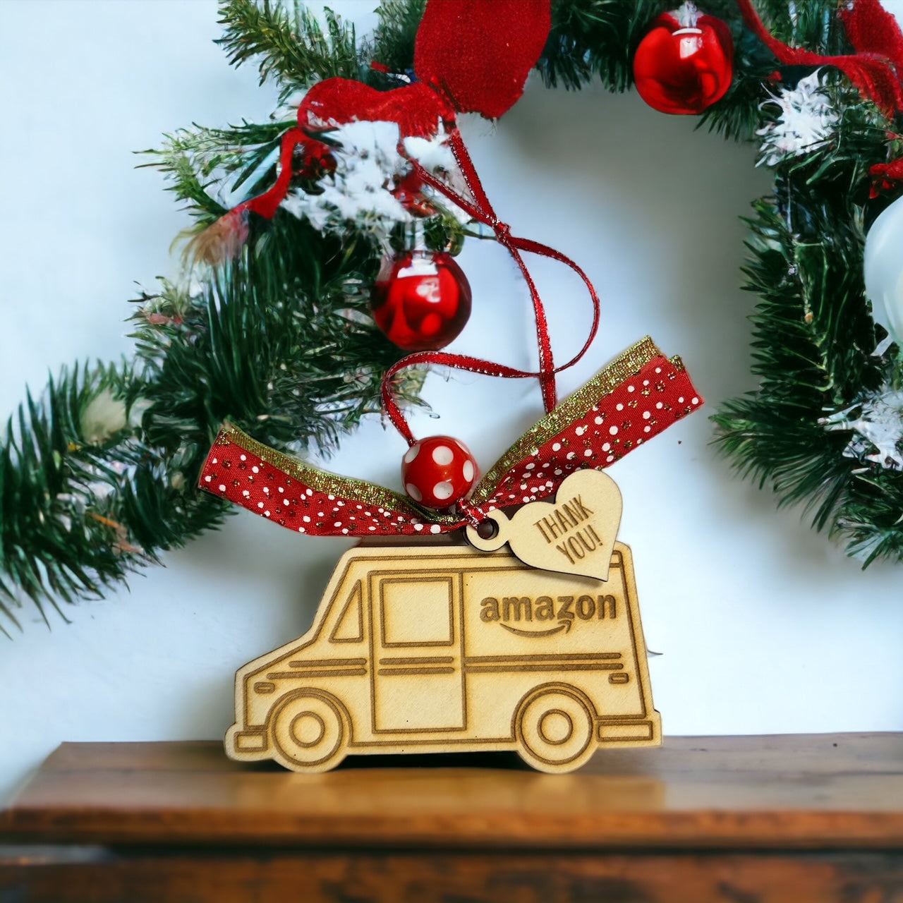 Delivery Truck Gift Card Ornament