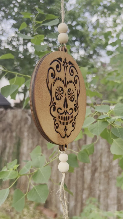 Sugar Skull Suncatcher