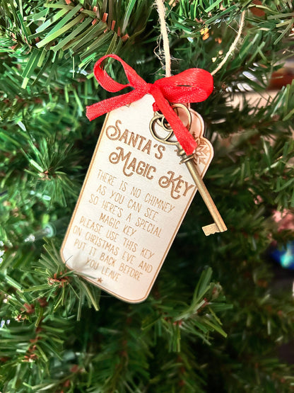 Santa Magic key Ornament